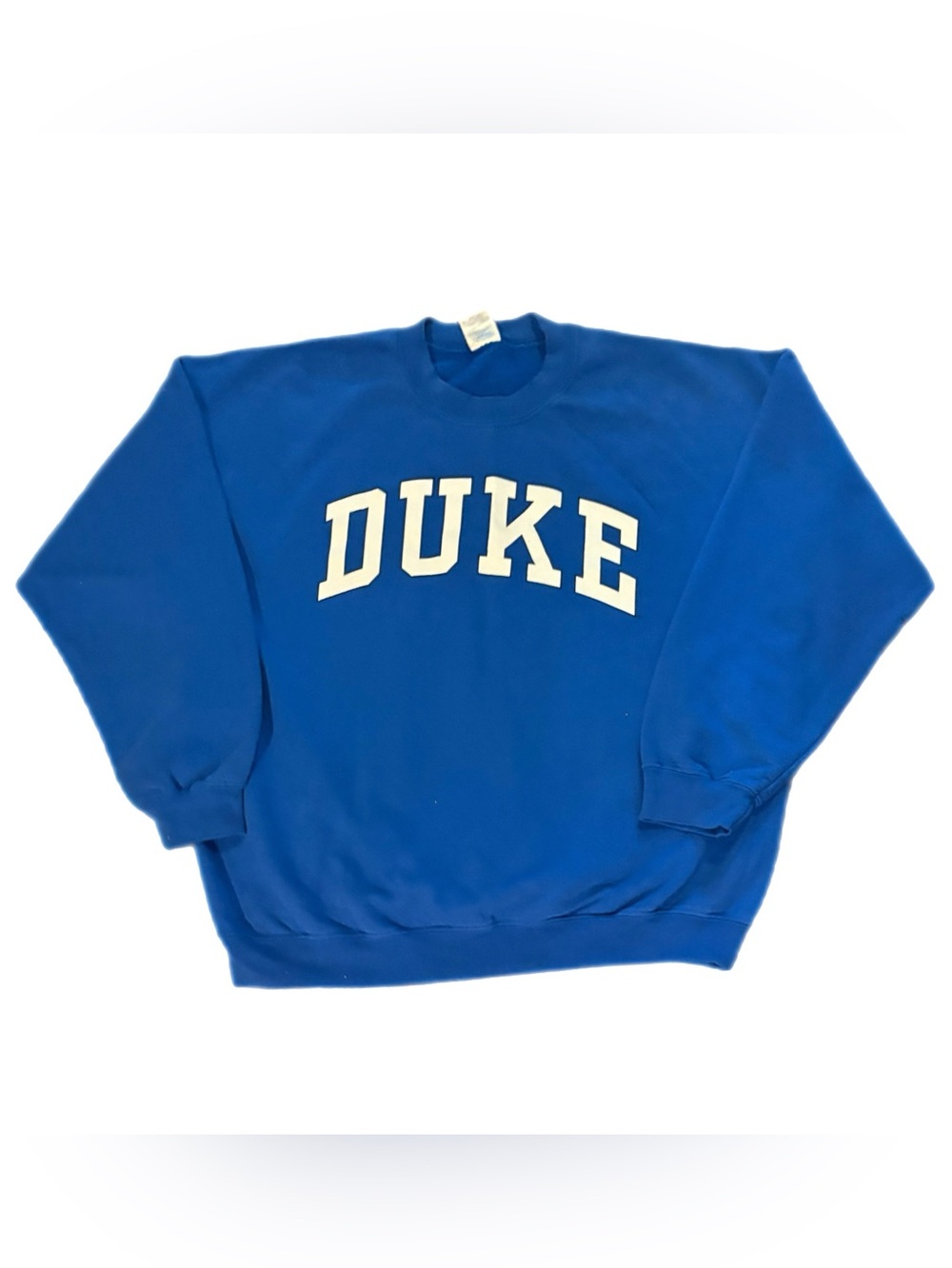 Gildan Vintage y2k Duke University Blue Collegiate Crewneck Sweatshirt XL